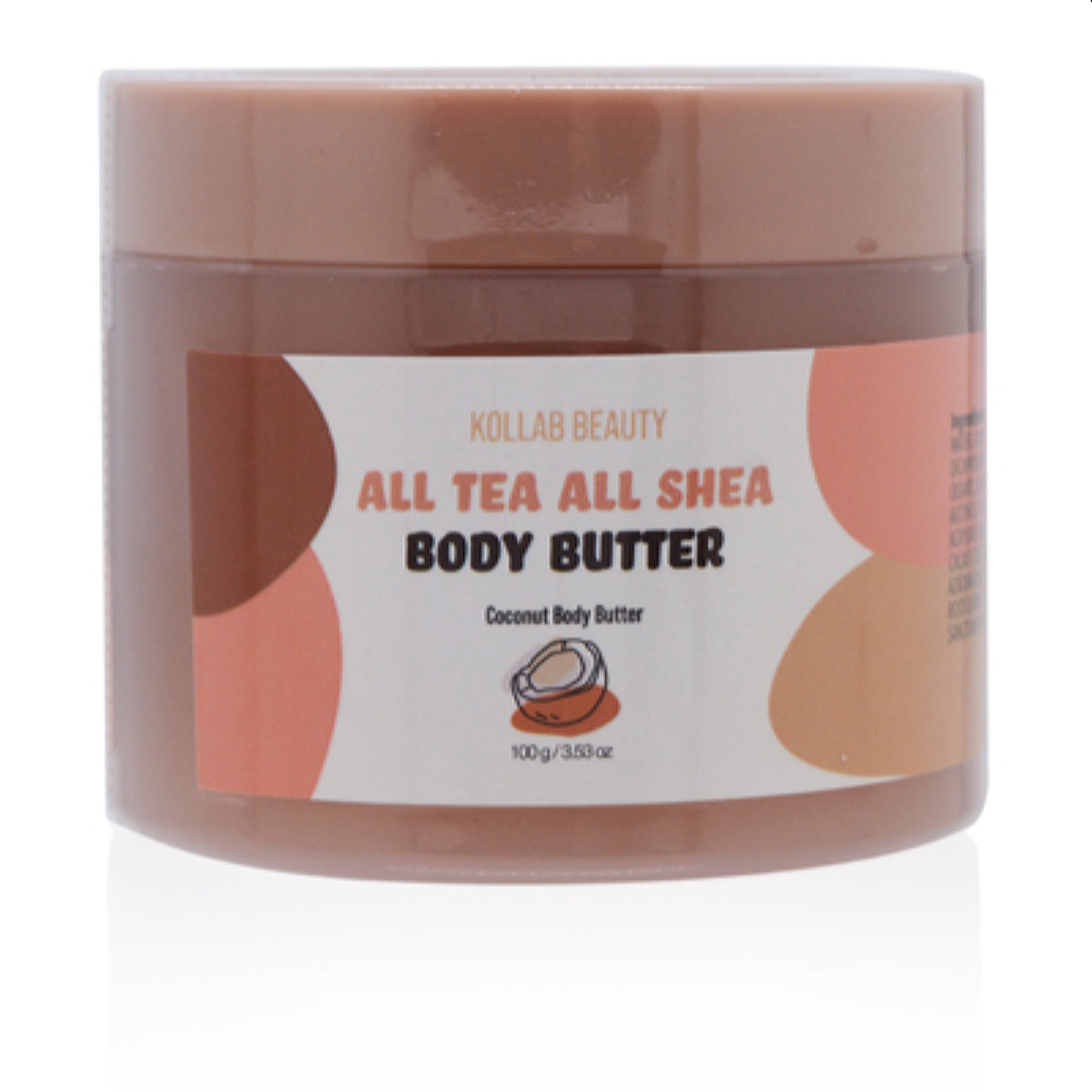 Kollab Women's Kollab All Tea All Shea Coconut Body Butter 3.5 Oz (100 Ml)   850031495074