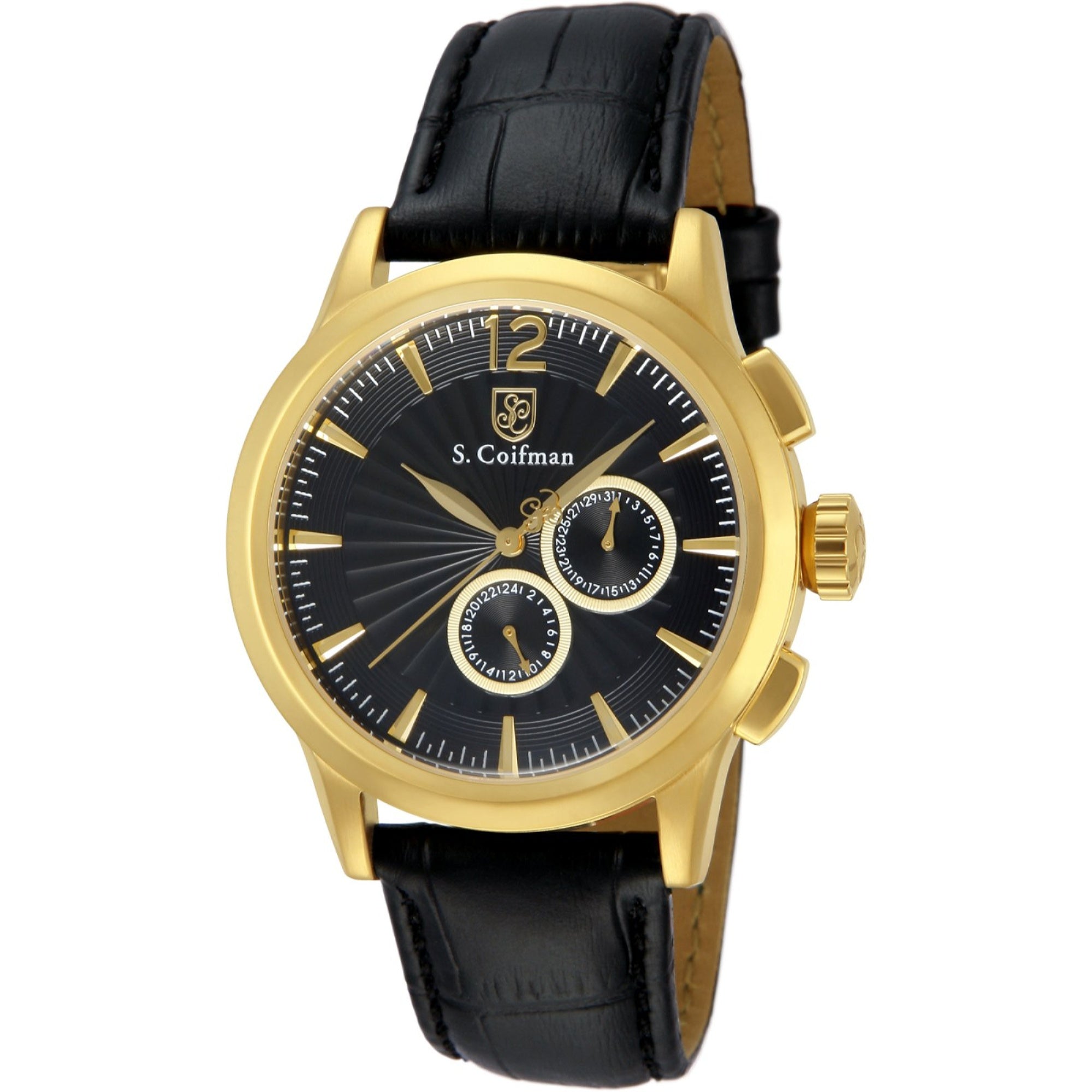 S. Coifman  Quartz Black Dial Men's Watch SC0263