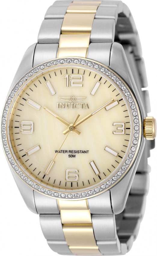 Invicta Quartz Specialty Gold Dial Women's Watch 50135