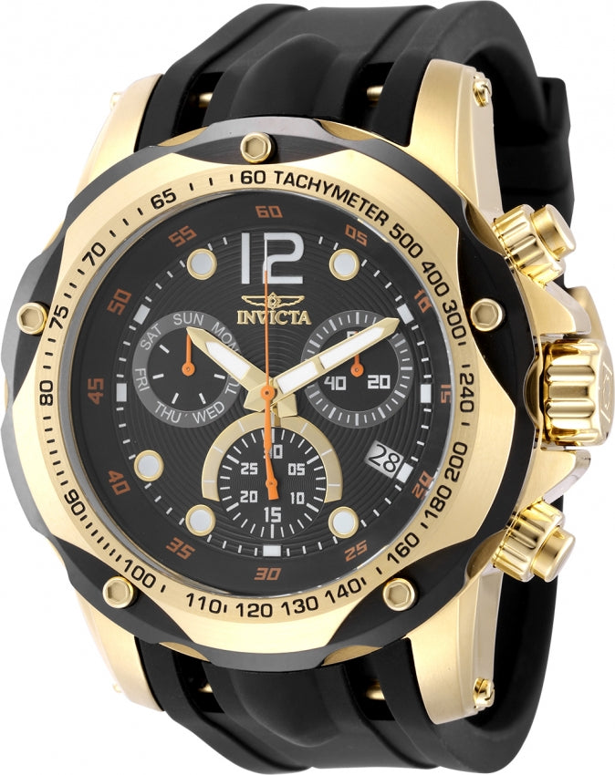 Invicta Quartz Speedway Black Dial Men's Watch 49841
