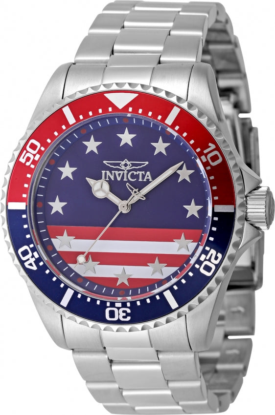 Invicta Quartz Pro Diver Red Dial Men's Watch 48942