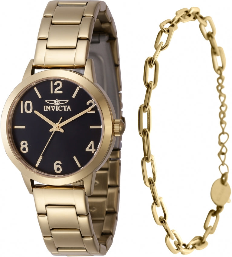 Invicta Quartz Wildflower Black Dial Women's Watch 47273
