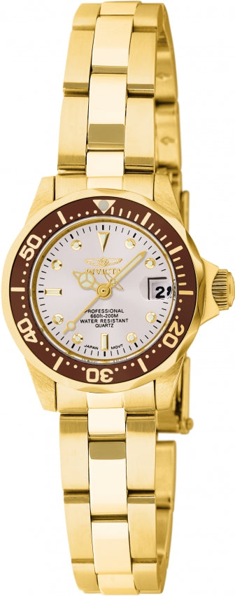 Invicta Quartz Pro Diver White Dial Women's Watch 11444