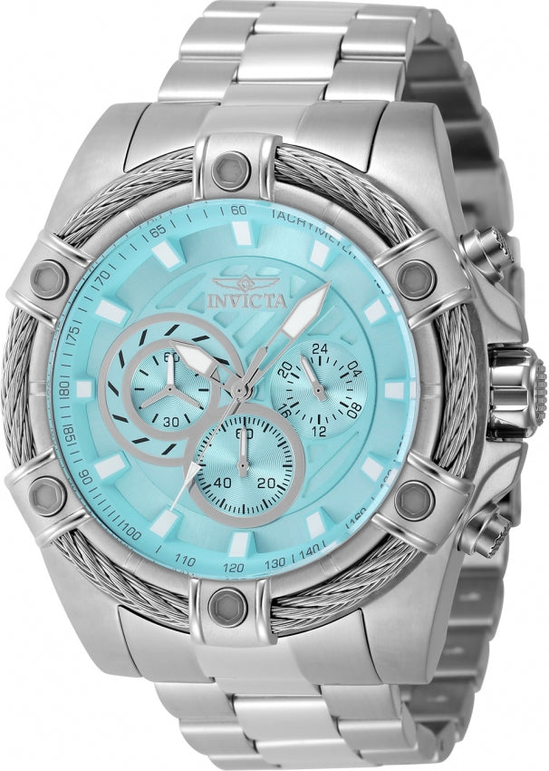 Invicta Quartz Bolt Light Blue Dial Men's Watch 48865