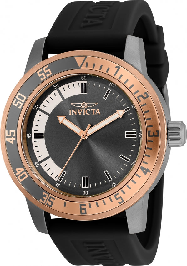 Invicta Quartz Specialty Gun Metal Dial Men's Watch 35687