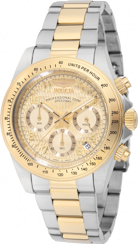 Invicta Quartz Speedway Gold Dial Men's Watch 49908