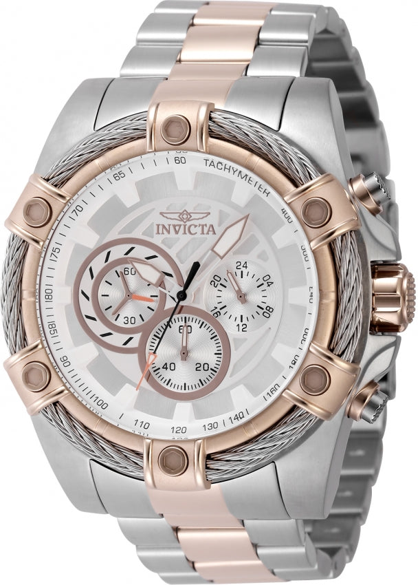Invicta Quartz Bolt Silver Dial Men's Watch 48869