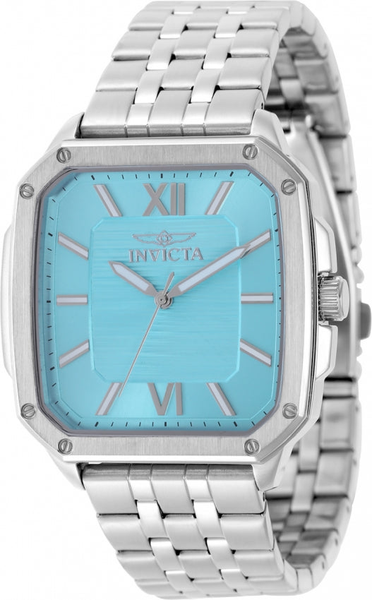 Invicta Quartz Cuadro Tiffany Blue Dial Men's Watch 50357