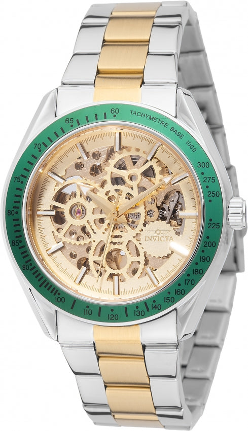 Invicta Automatic Objet D Art Gold Dial Men's Watch 69454