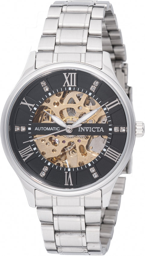 Invicta Automatic Objet D Art Black Dial Men's Watch 69118