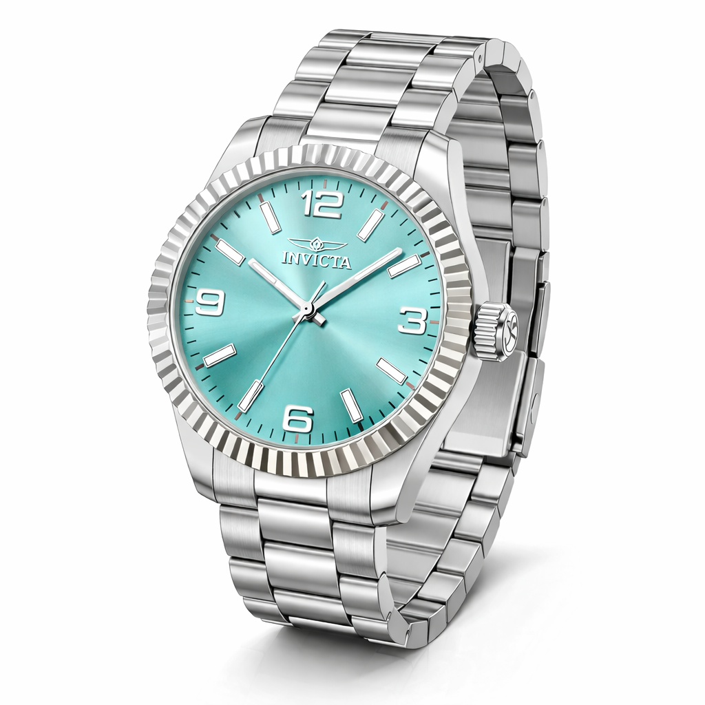 Invicta Quartz Specialty Tiffany Blue Dial Men's Watch 50572