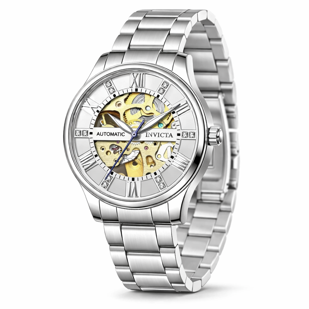 Invicta Automatic Objet D Art Silver Dial Men's Watch 69117
