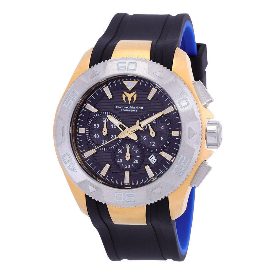 TechnoMarine Quartz UF6 Black Dial Men's Watch TM-622005