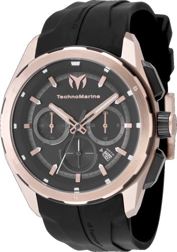 TechnoMarine Quartz OCEAN Black Dial Men's Watch TM-318102