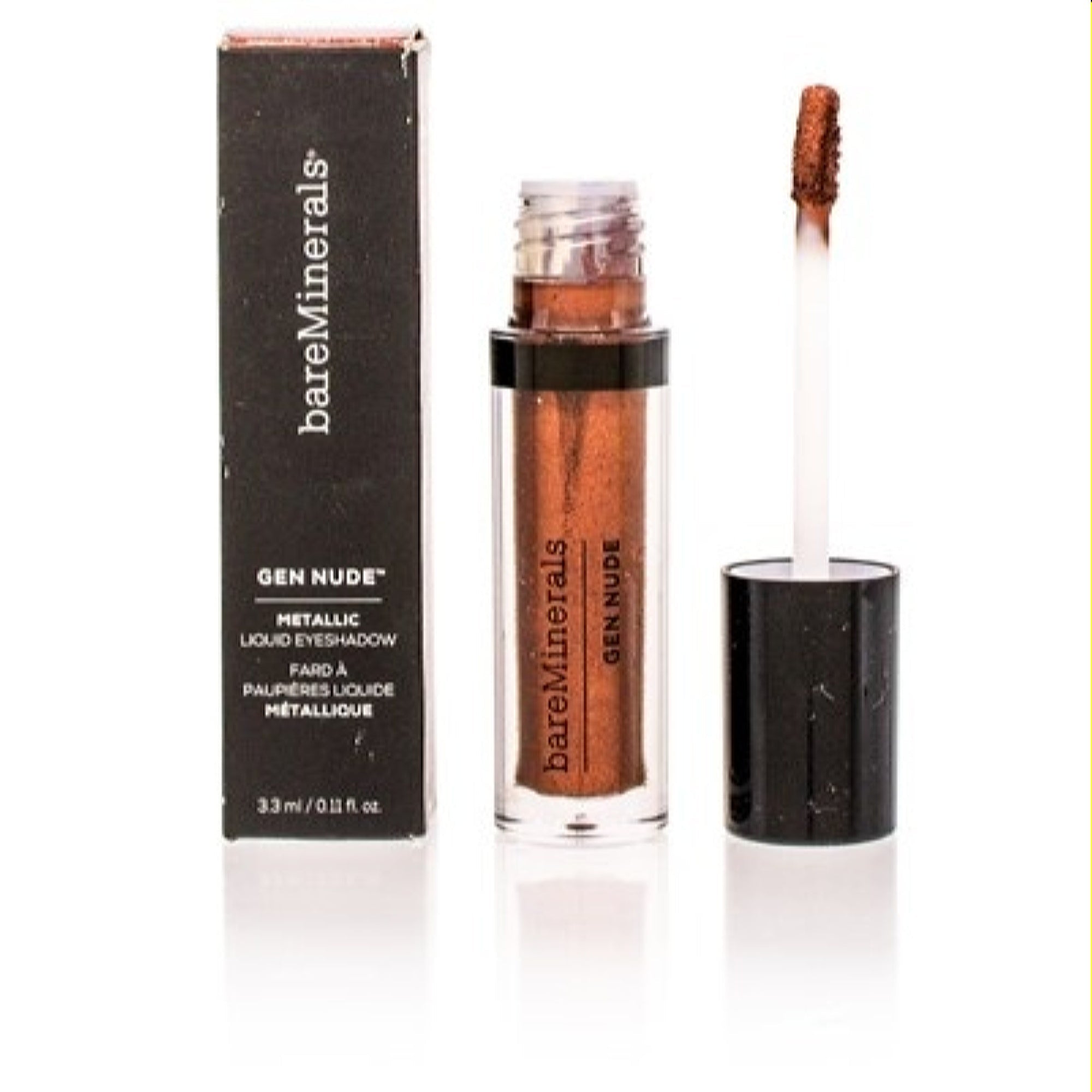 Bareminerals  Bareminerals Gen Nude Metallic Liquid Eye Shadow (Fire Agate) 0.11 Oz (3.3 Ml) 098132555536