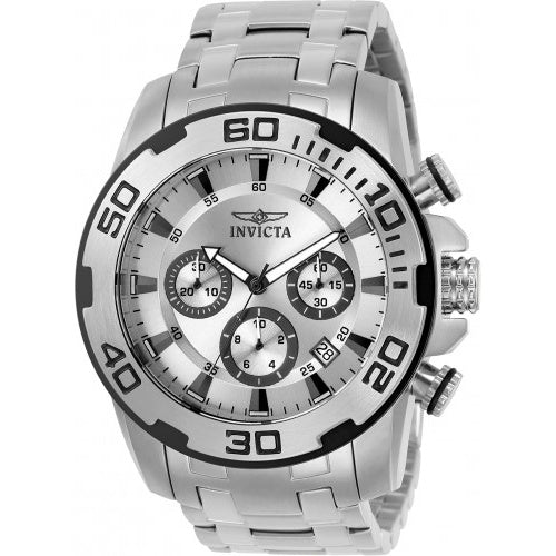 Invicta Pro Diver Quartz Scuba Silver Dial Men's Watch 22317