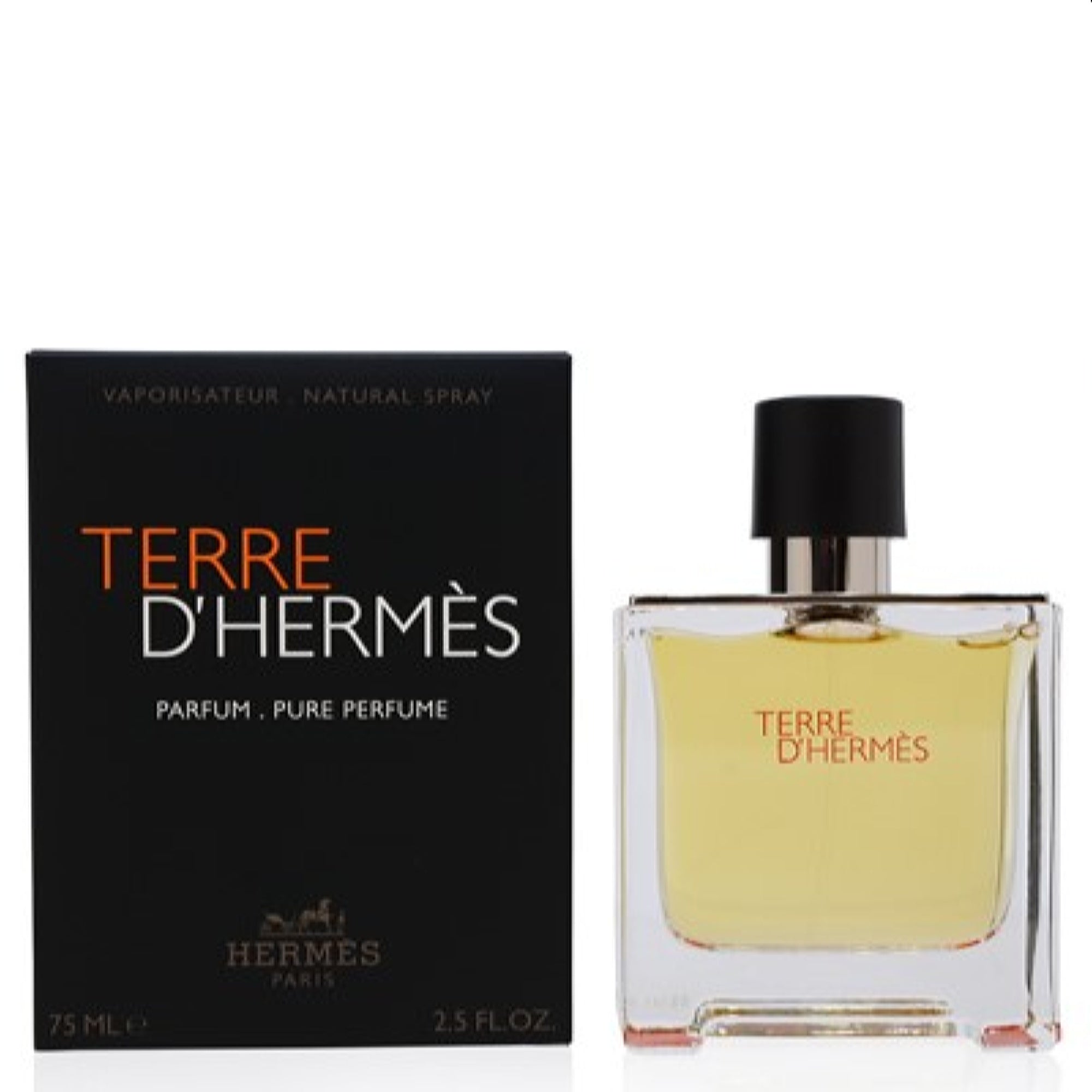 Hermes Men's Terre D'Hermes Hermes Perfume Pure Spray 2.5 Oz (75 Ml)  3346130013495
