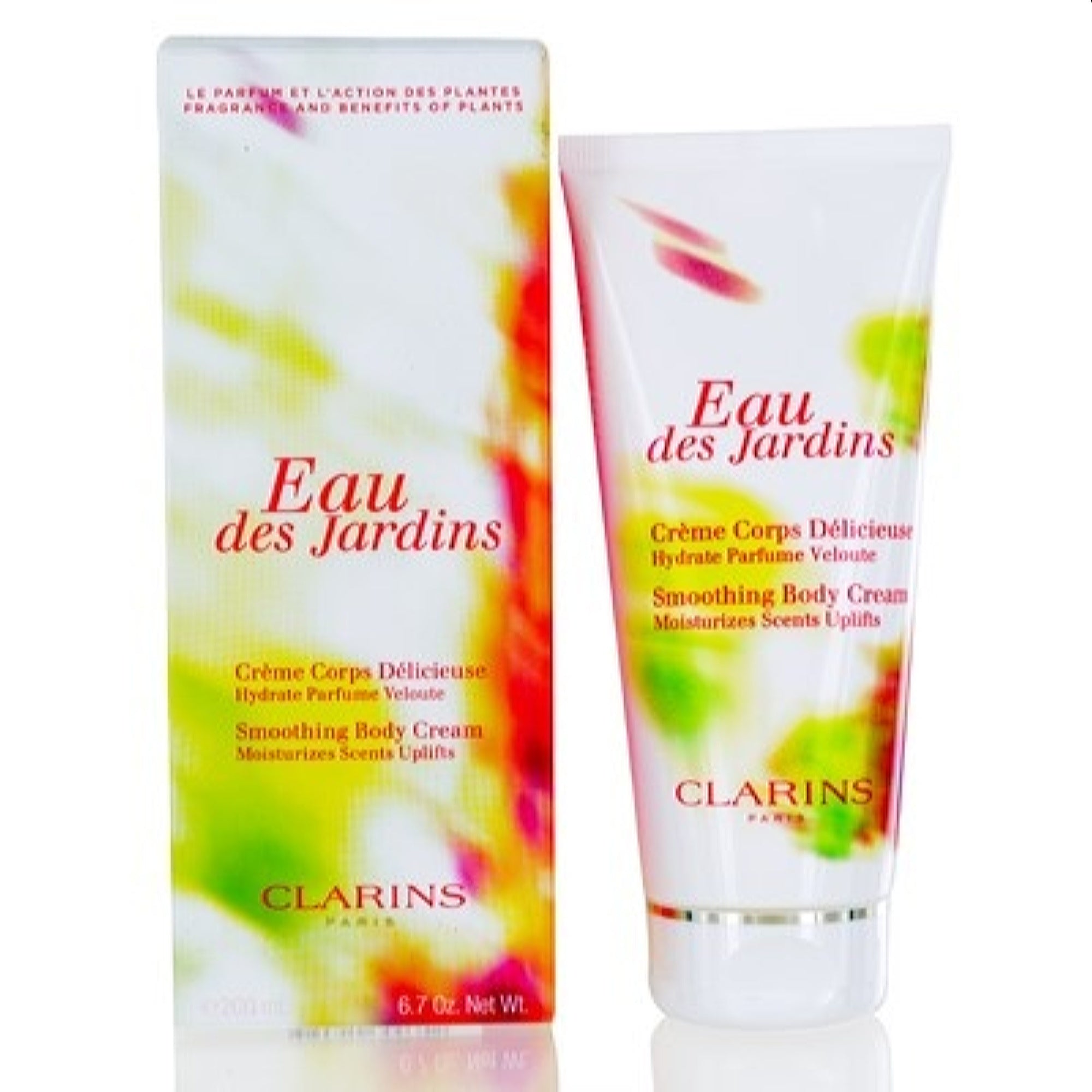 Clarins  Clarins Eau Des Jardins Smoothing Body Cream 6.7 Oz (200 Ml) 3380810300352