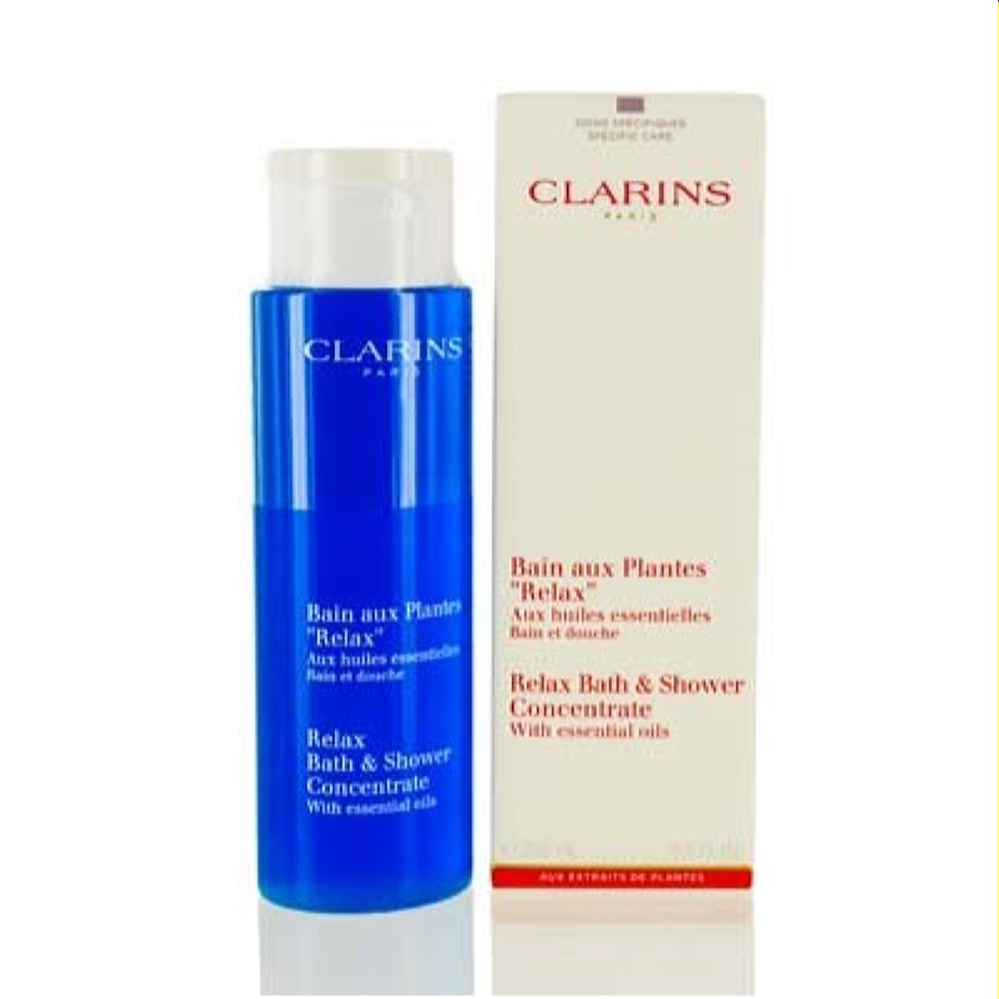 Clarins  Clarins  Relax Bath & Shower Concentrate 6.8 Oz (200 Ml) 3380810329940