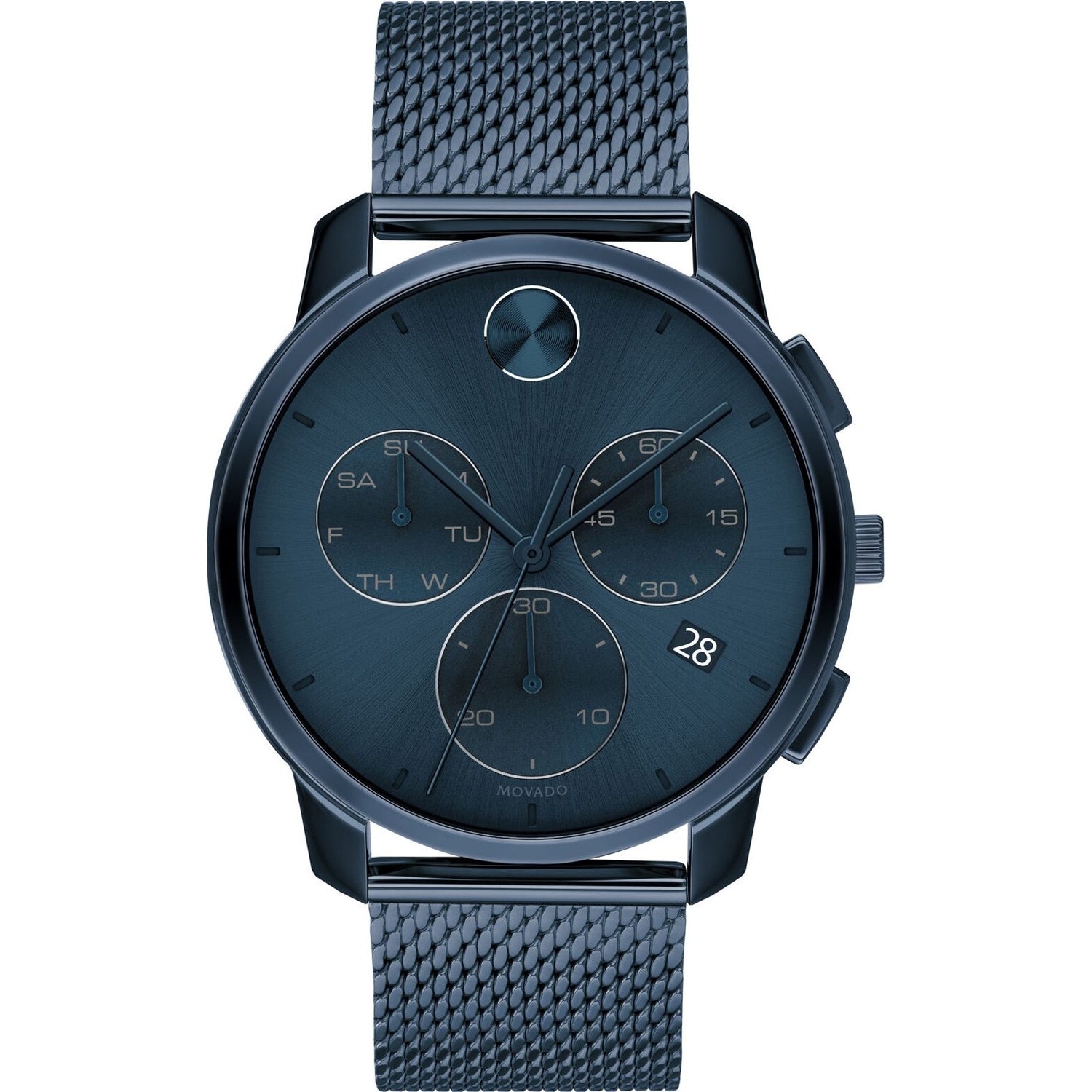 Movado Bold Quartz Chronograph Blue Dial Men's Watch 3600633