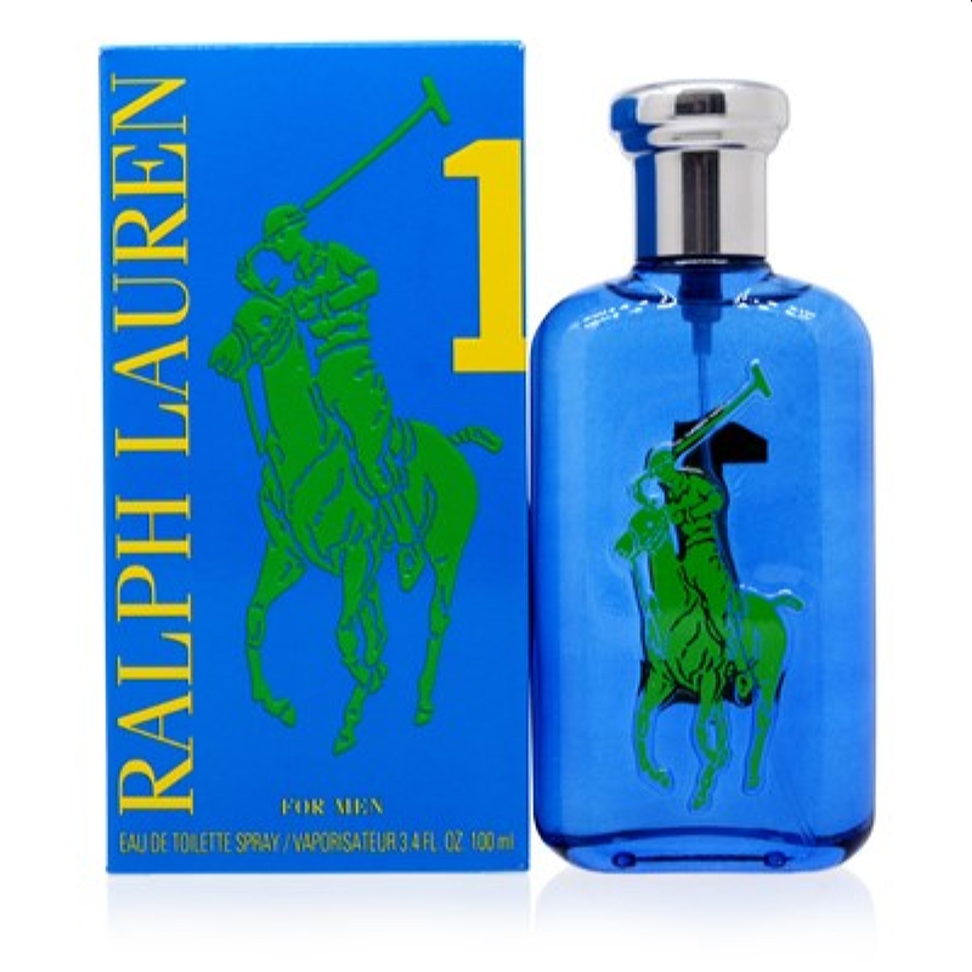 Ralph Lauren Men's Polo Big Pony 1 Men Ralph Lauren Edt Spray 3.4 Oz (100 Ml)  3605972342621