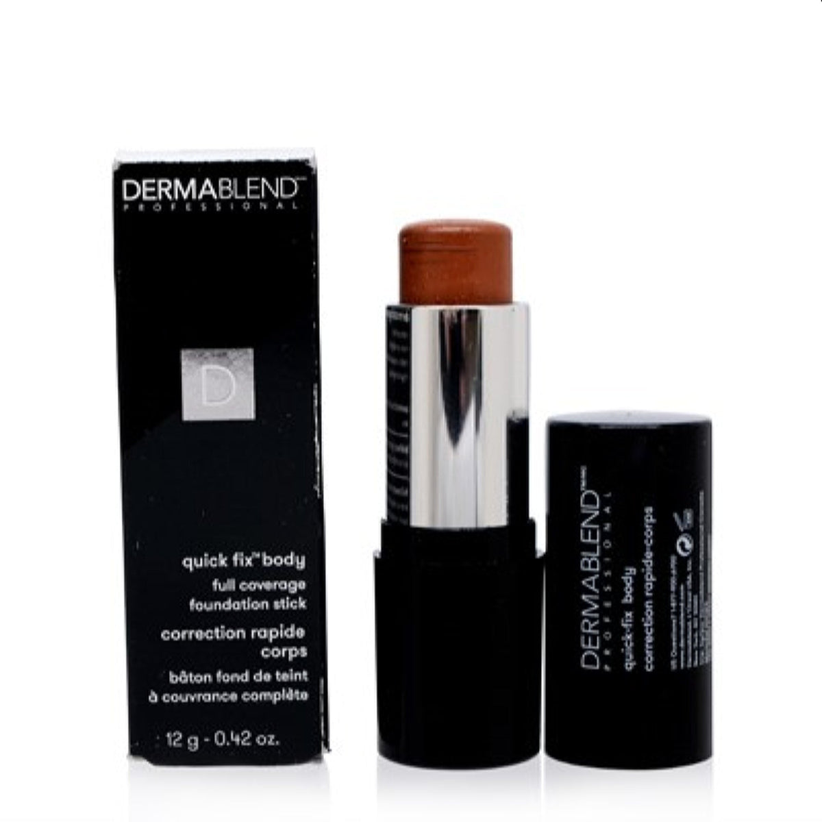 Dermablend  Dermablend Quick-Fix Body  Foundation Stick (80W Brown) 0.42 Oz (12 Ml)  3606000529717