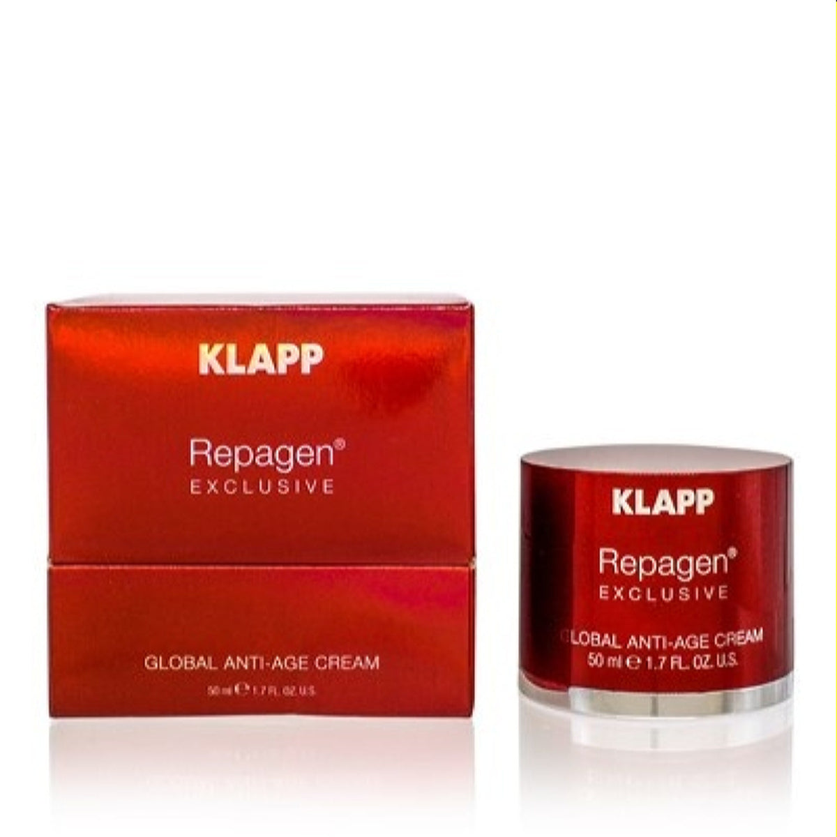 Klapp  Klapp Repagen Exclusive Global Anti - Age  Cream 1.7 Oz (50 Ml) 4250094964412