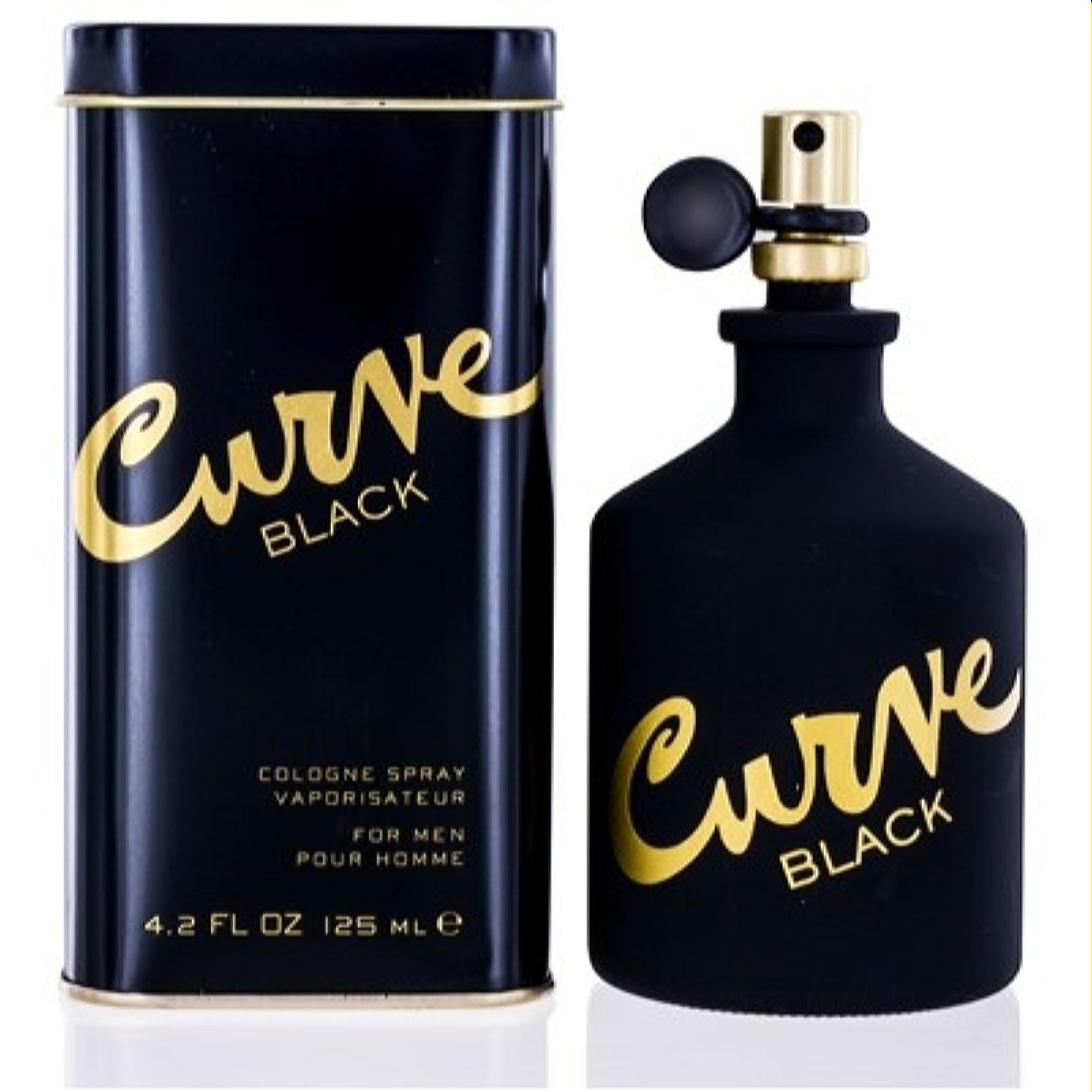 Liz Claiborne Men's Curve Black Men Liz Claiborne Cologne Spray 4.2 Oz (125 Ml)  719346180726