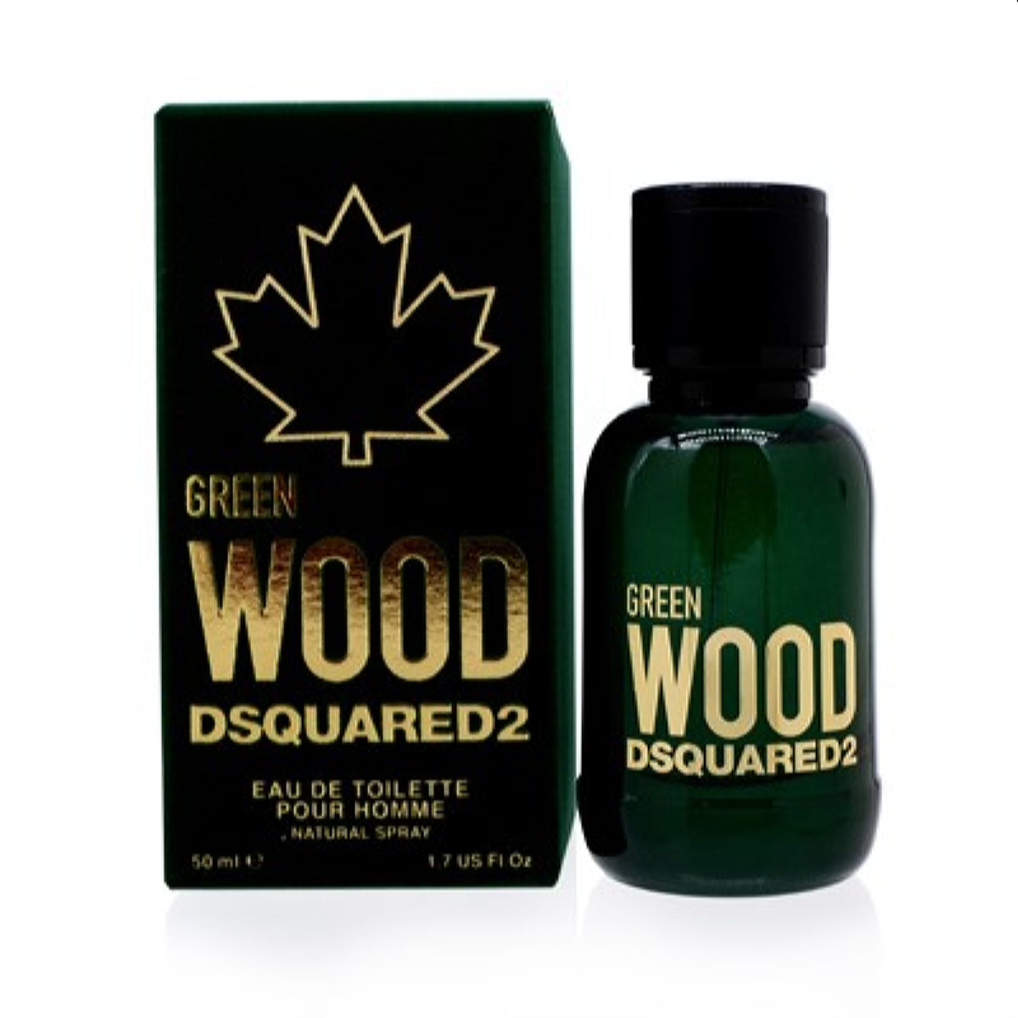 Dsquared2 Men's Green Wood Dsquared2 Edt Spray 1.7 Oz (50 Ml)  8011003852734