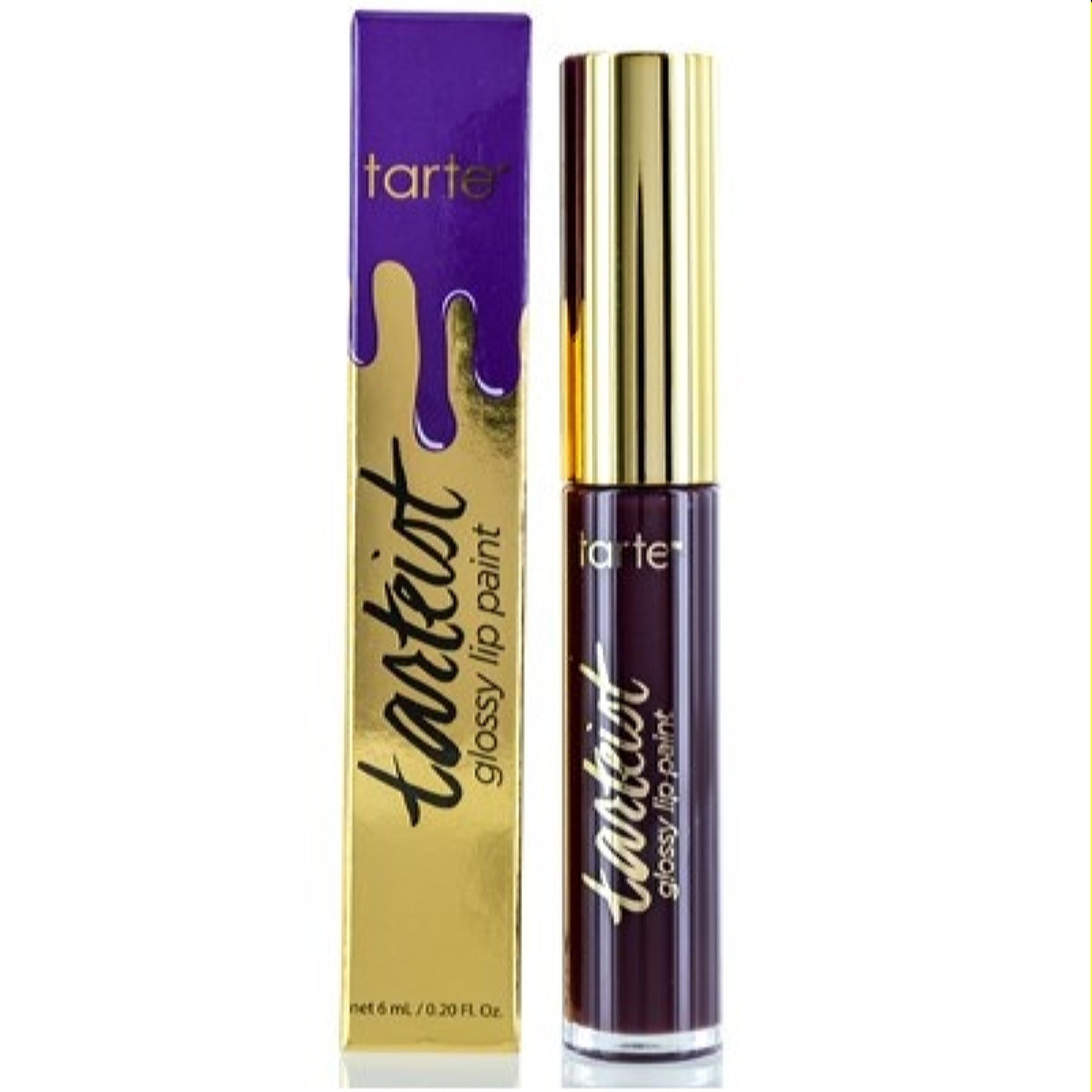Tarte  Tarte Tarteist Glossy Lip Paint - Poison Black Plum 0.2 Oz (6 Ml) 846733015689