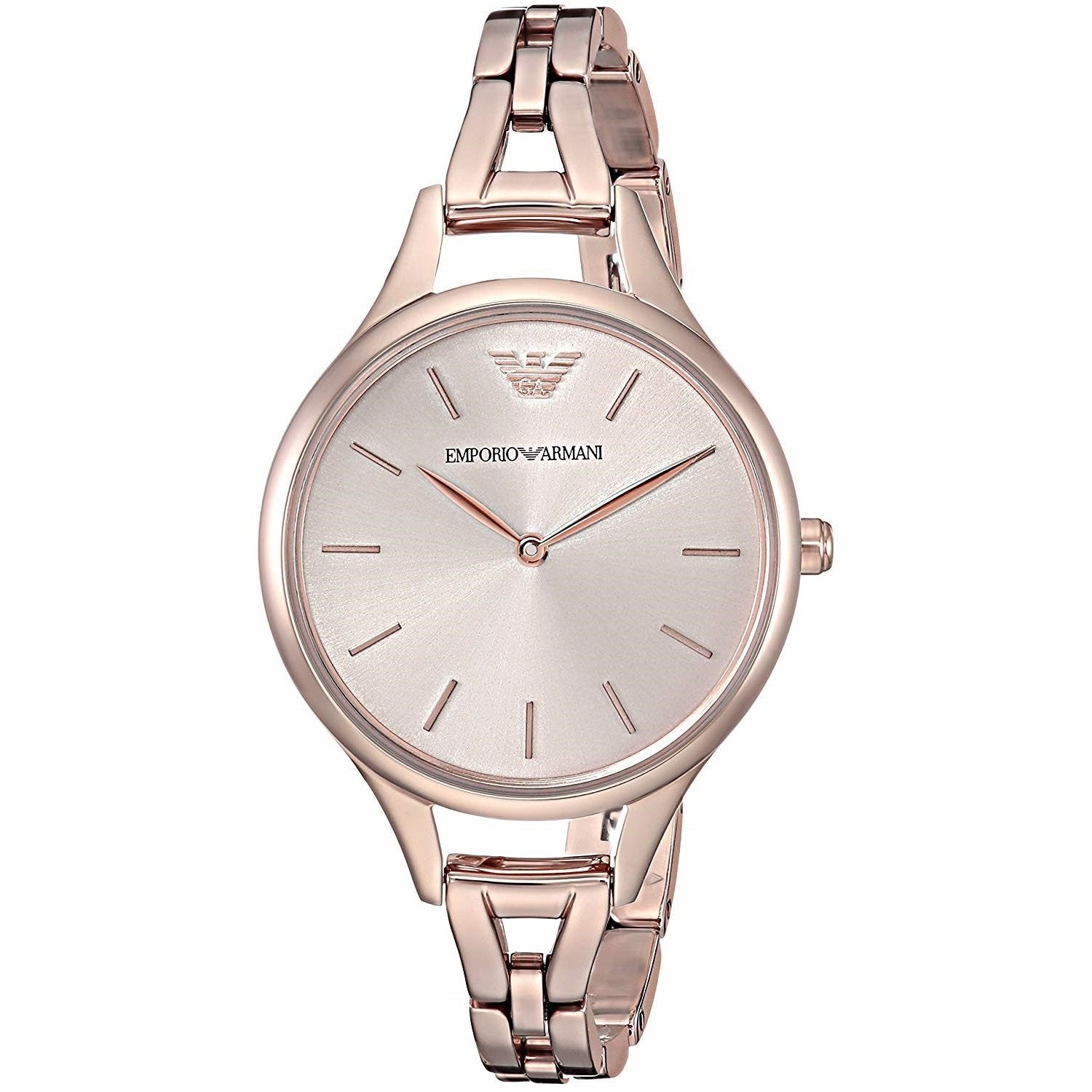 Emporio Armani Dress Quartz Rose-Tone Dial Women's Watch AR11055