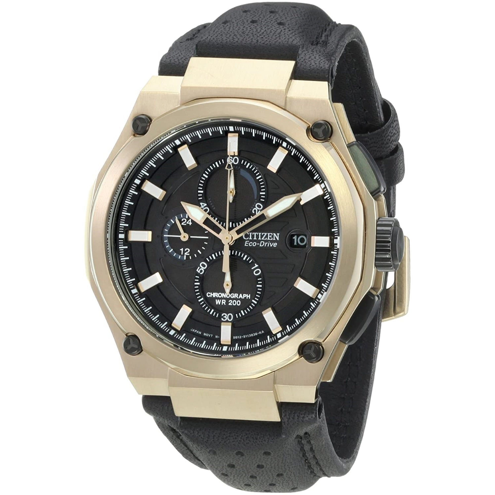 Citizen  Quartz Chronograph Black Dial Men's Watch CA0313-07E