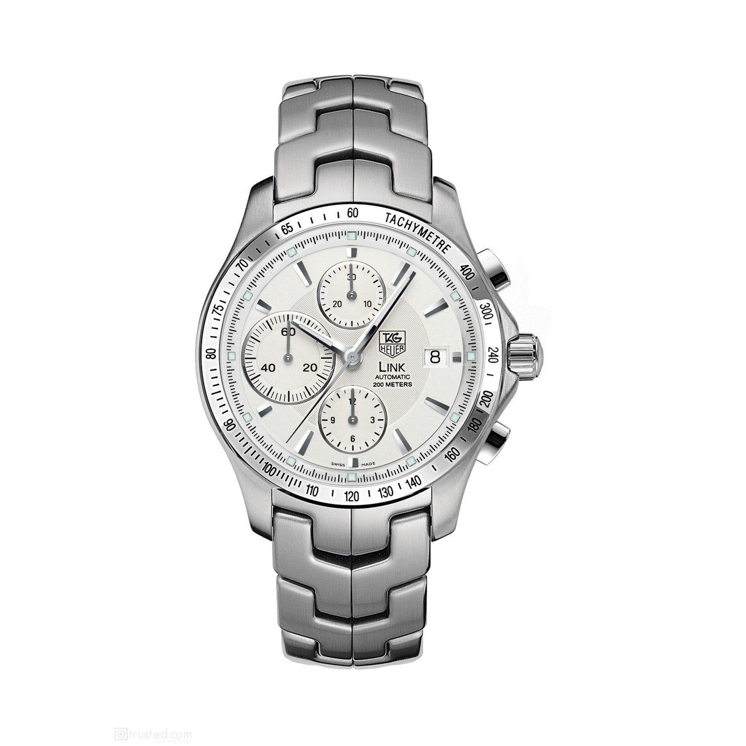 Tag Heuer Link Quartz Chronograph Automatic Silver Dial Men's Watch CJF2111.BA0594