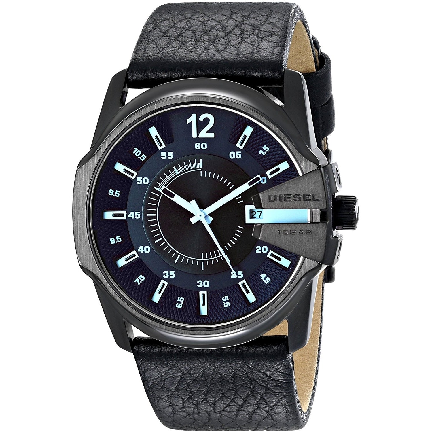 Diesel Mega Chief Quartz Black Dial Men's Watch DZ1657