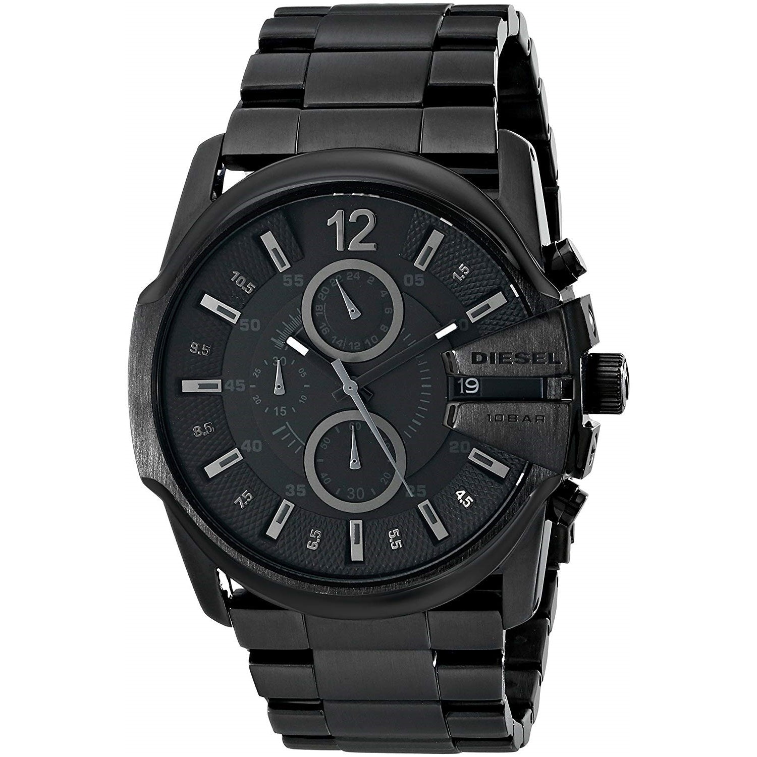 Diesel Black out Quartz Chronograph Black Dial Men's Watch DZ4180