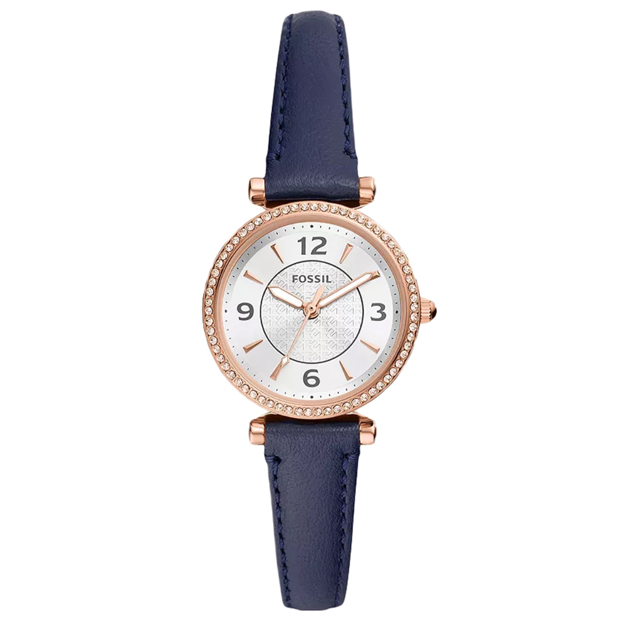 Fossil  Quartz Carlie Silver Dial Women's Watch ES5295