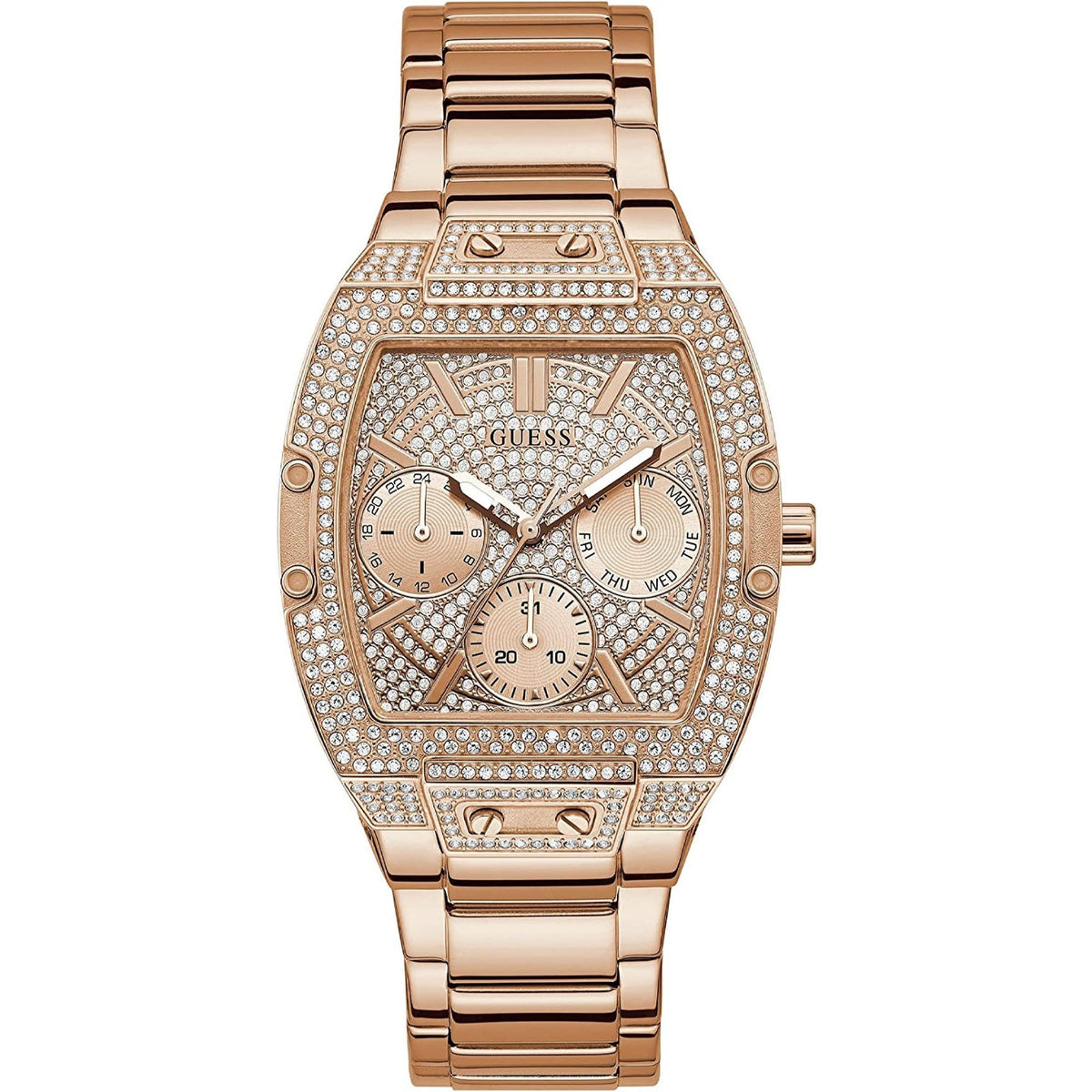 Guess  Quartz Classic Rose gold Dial Men's Watch GW0104L3
