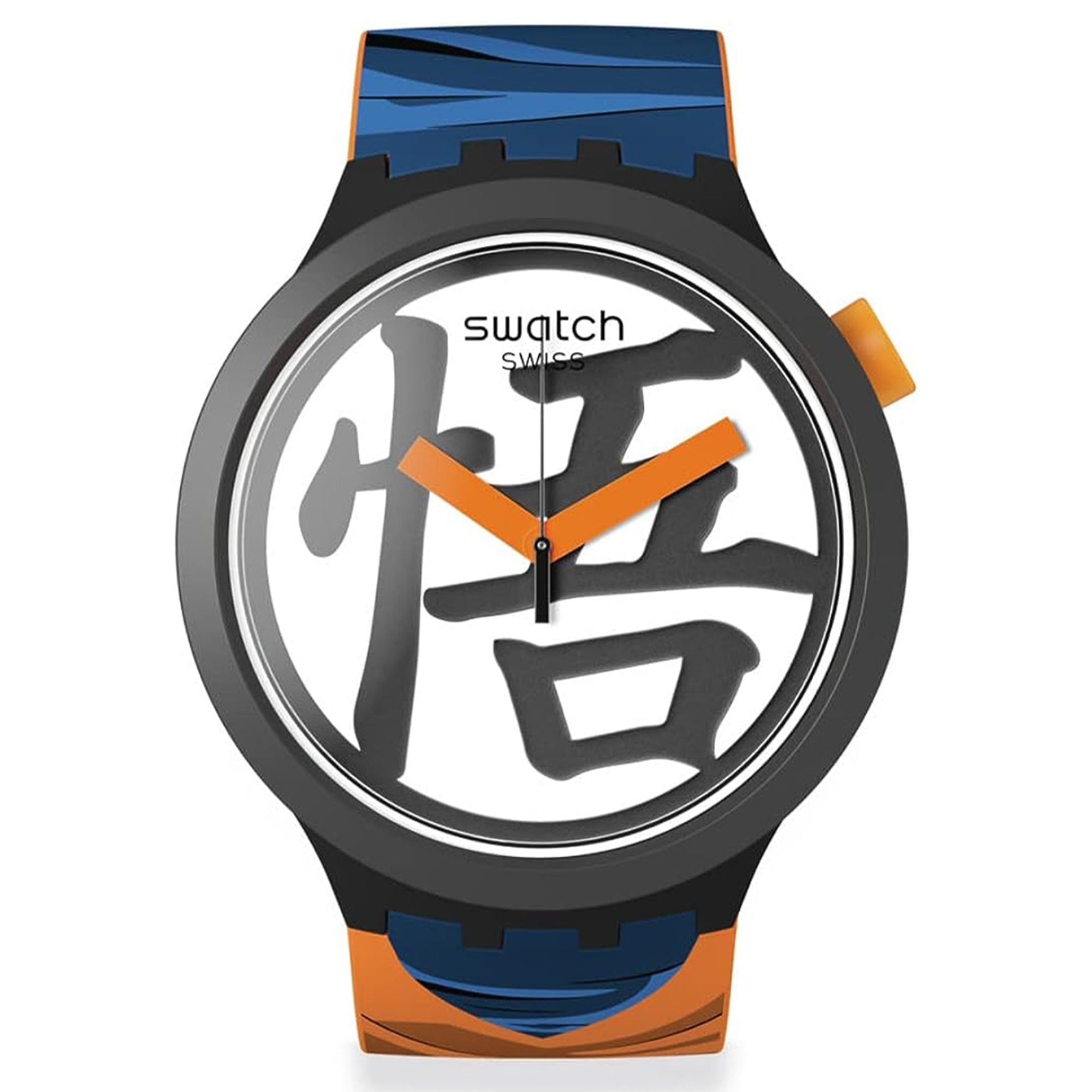 Swatch  Quartz Goku White Dial Men's Watch SB01Z101