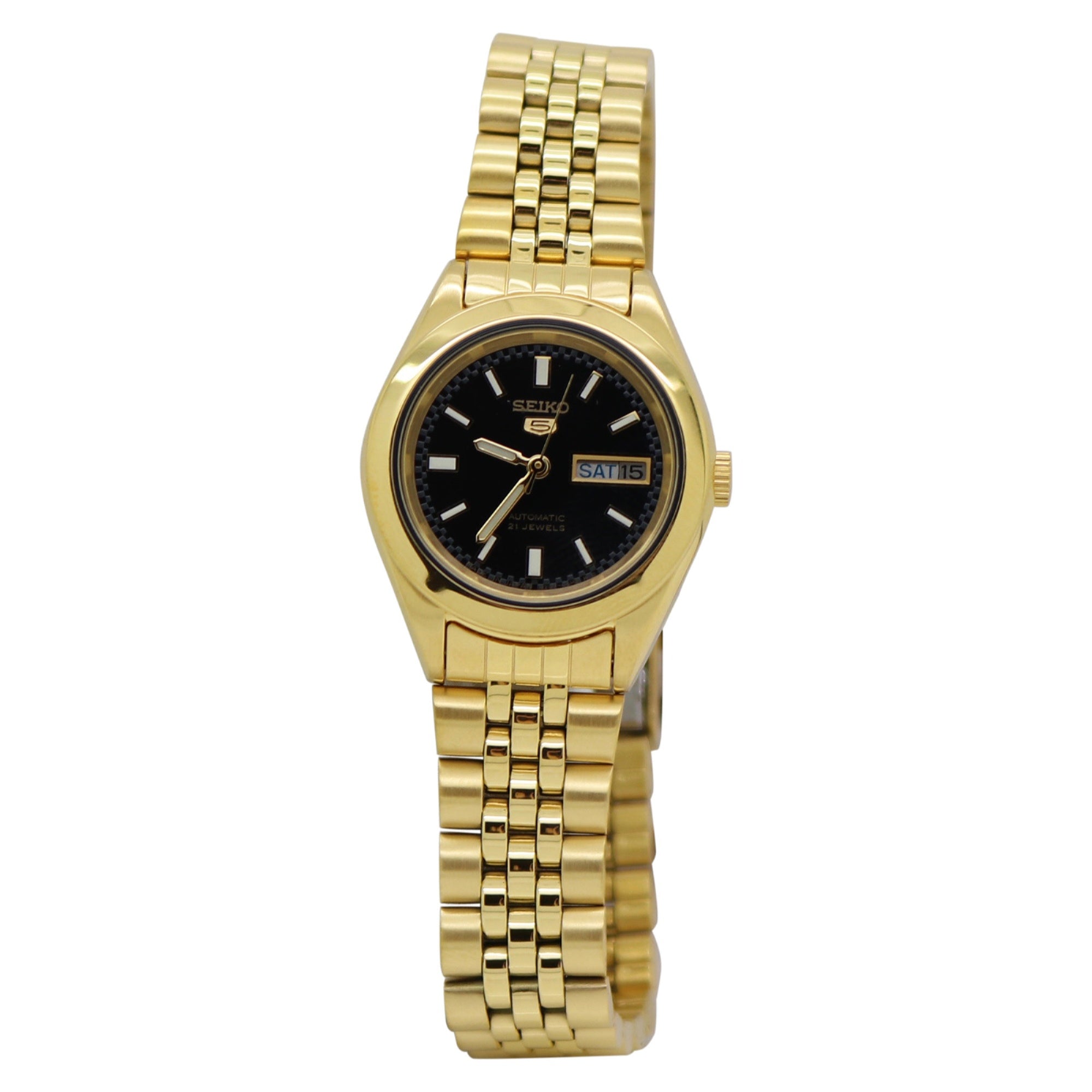 Seiko Seiko 5 Automatic Black Dial Women's Watch SYMF64J1